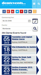 Mobile Screenshot of dentevents.com